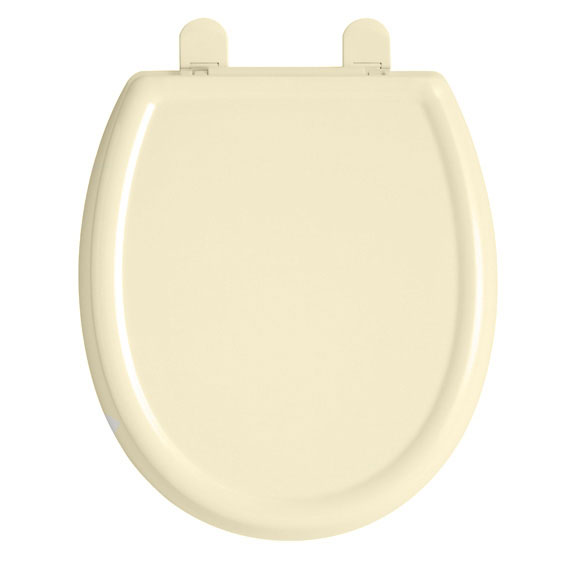 American Standard 5345.110.021 Cadet 3 Round Front Slow Close Toilet Seat with EverClean Surface - Bone