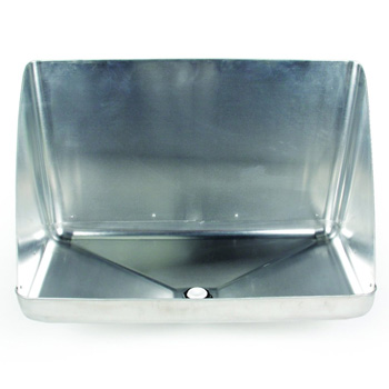 Camco 11430 Aluminum Tankless Water Heater Drain Pan with PVC Fitting