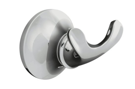 Kohler K-11375-CP Forte Sculpted Robe Hook - Chrome