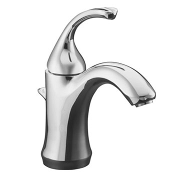 Kohler K-10215-4-CP Forte Single-Control Lavatory Faucet - Polished Chrome