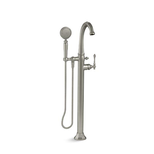 Kohler K-T97332-4-BN Kelston Floor Mount Bath Filler with Handshower - Brushed Nickel