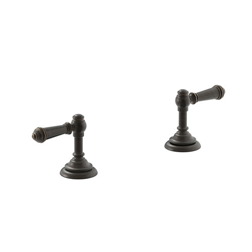 Kohler K-T98071-4-2BZ Artifacts Deckmount Bath Lever Handle Trim - Oil Rubbed Bronze