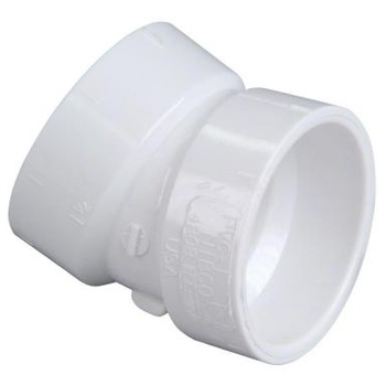 Mueller 2 in PVC DWV 1/16 Bend SXH